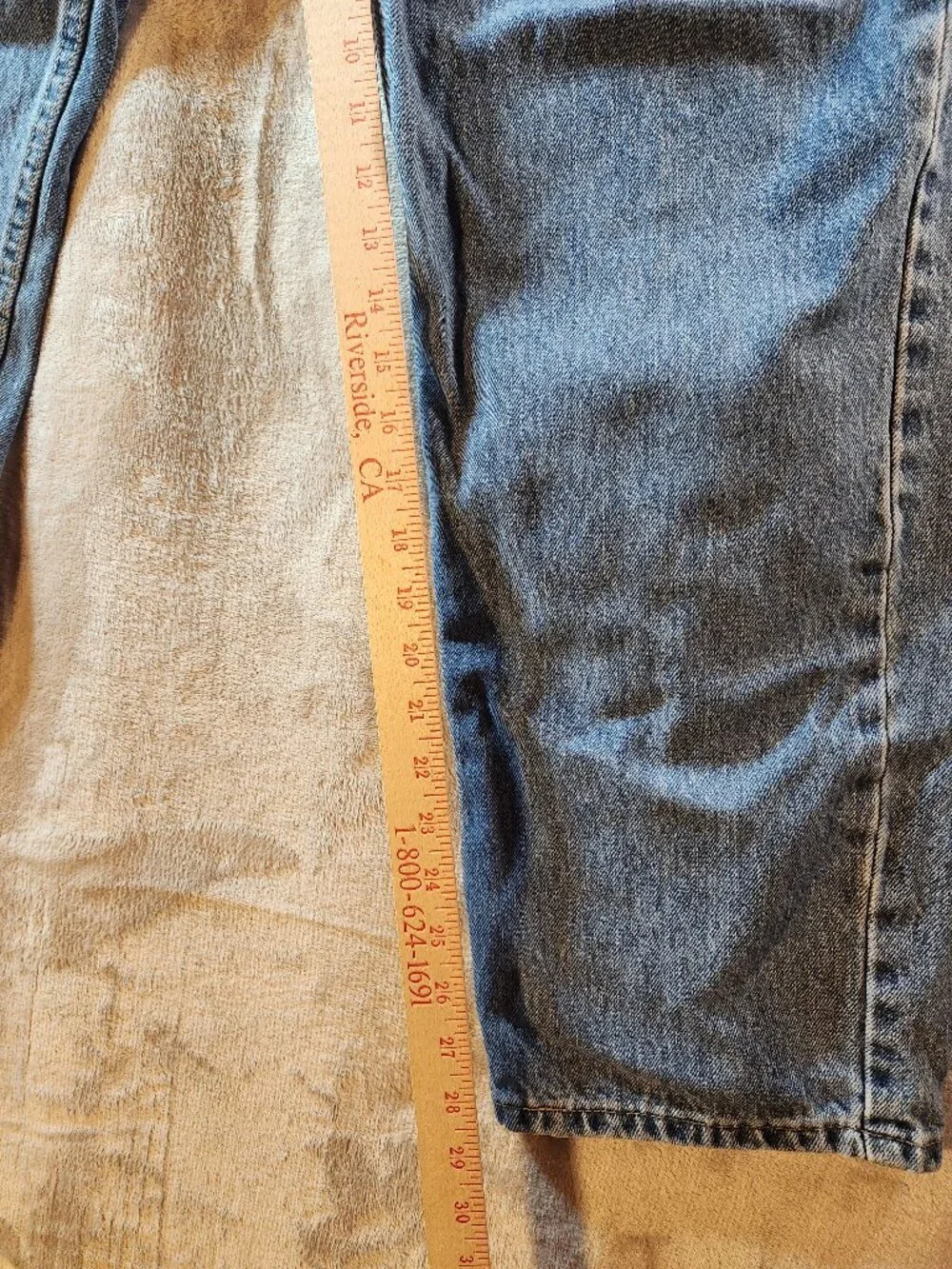 Levis 505 Regular Fit Jeans, Size 36 x 32 - Blue